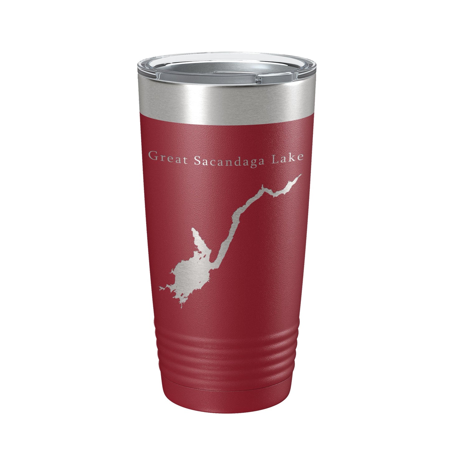 Great Sacandaga Lake Map Tumbler Travel Mug Insulated Laser Engraved Coffee Cup New York 20 oz-18