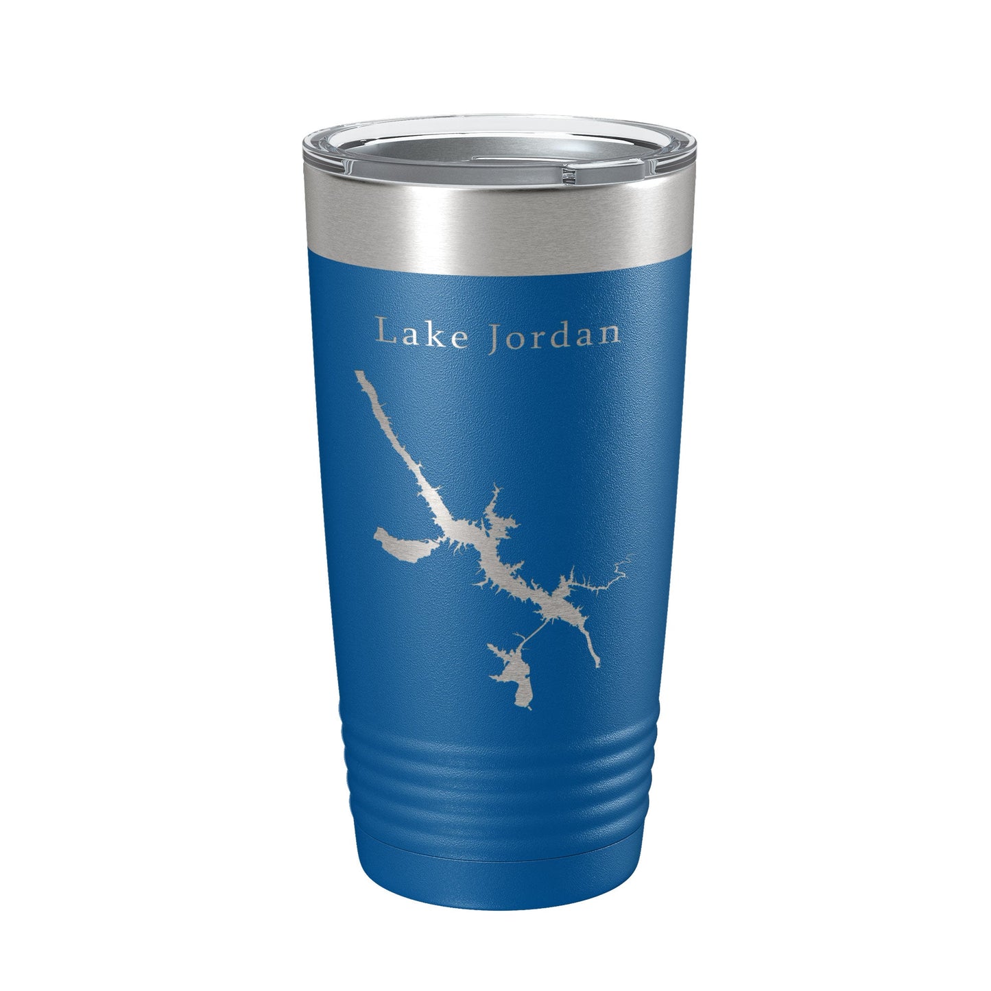 Lake Jordan Map Tumbler Travel Mug Insulated Laser Engraved Coffee Cup Alabama 20 oz-6