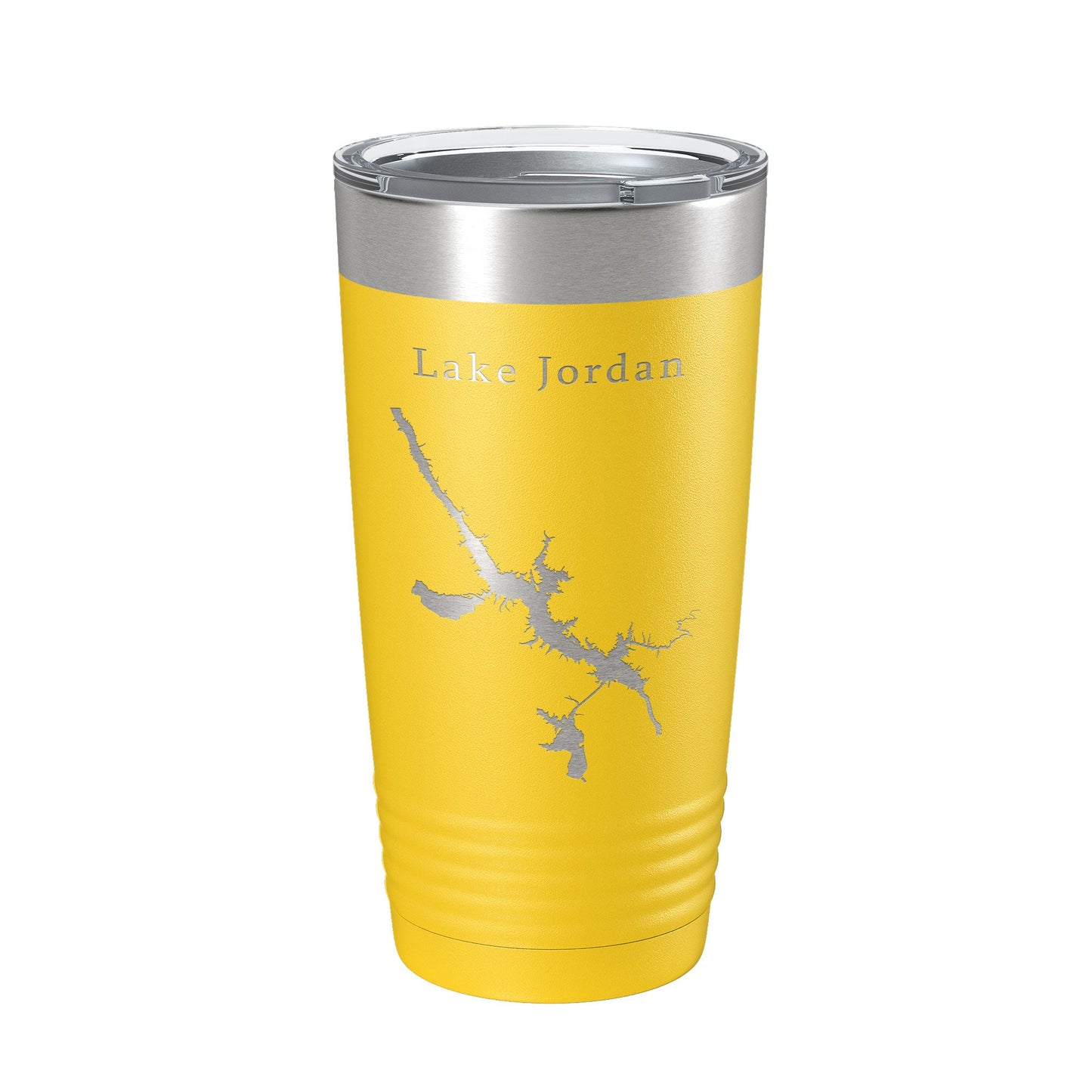 Lake Jordan Map Tumbler Travel Mug Insulated Laser Engraved Coffee Cup Alabama 20 oz-19