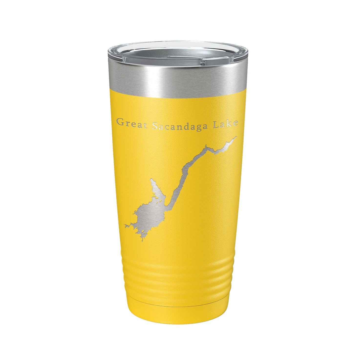 Great Sacandaga Lake Map Tumbler Travel Mug Insulated Laser Engraved Coffee Cup New York 20 oz-19