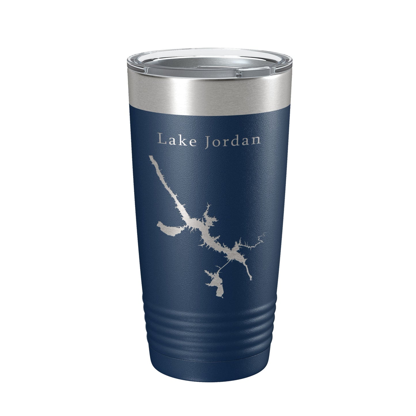 Lake Jordan Map Tumbler Travel Mug Insulated Laser Engraved Coffee Cup Alabama 20 oz-2