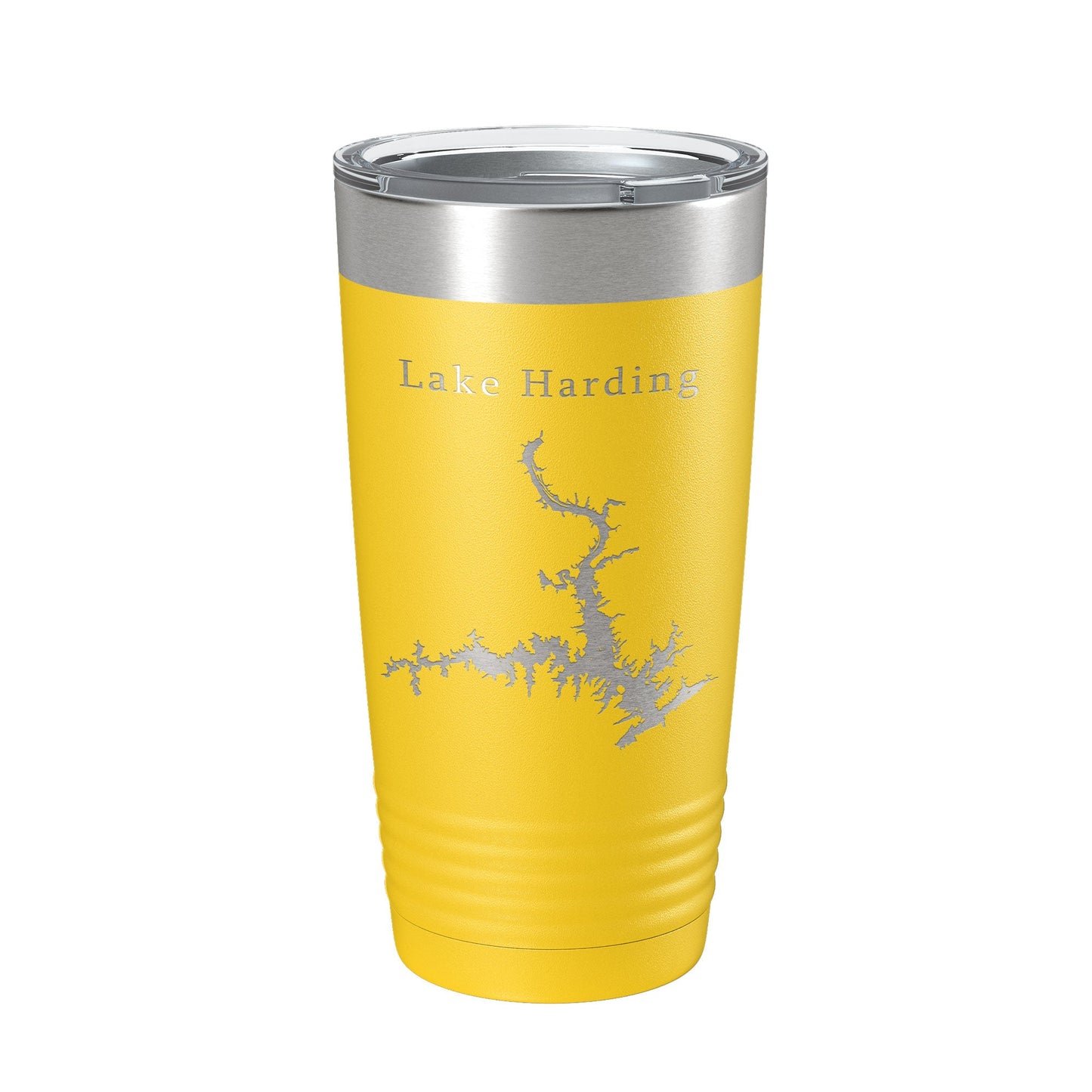 Lake Harding Map Tumbler Travel Mug Insulated Laser Engraved Coffee Cup Alabama Georgia 20 oz-4