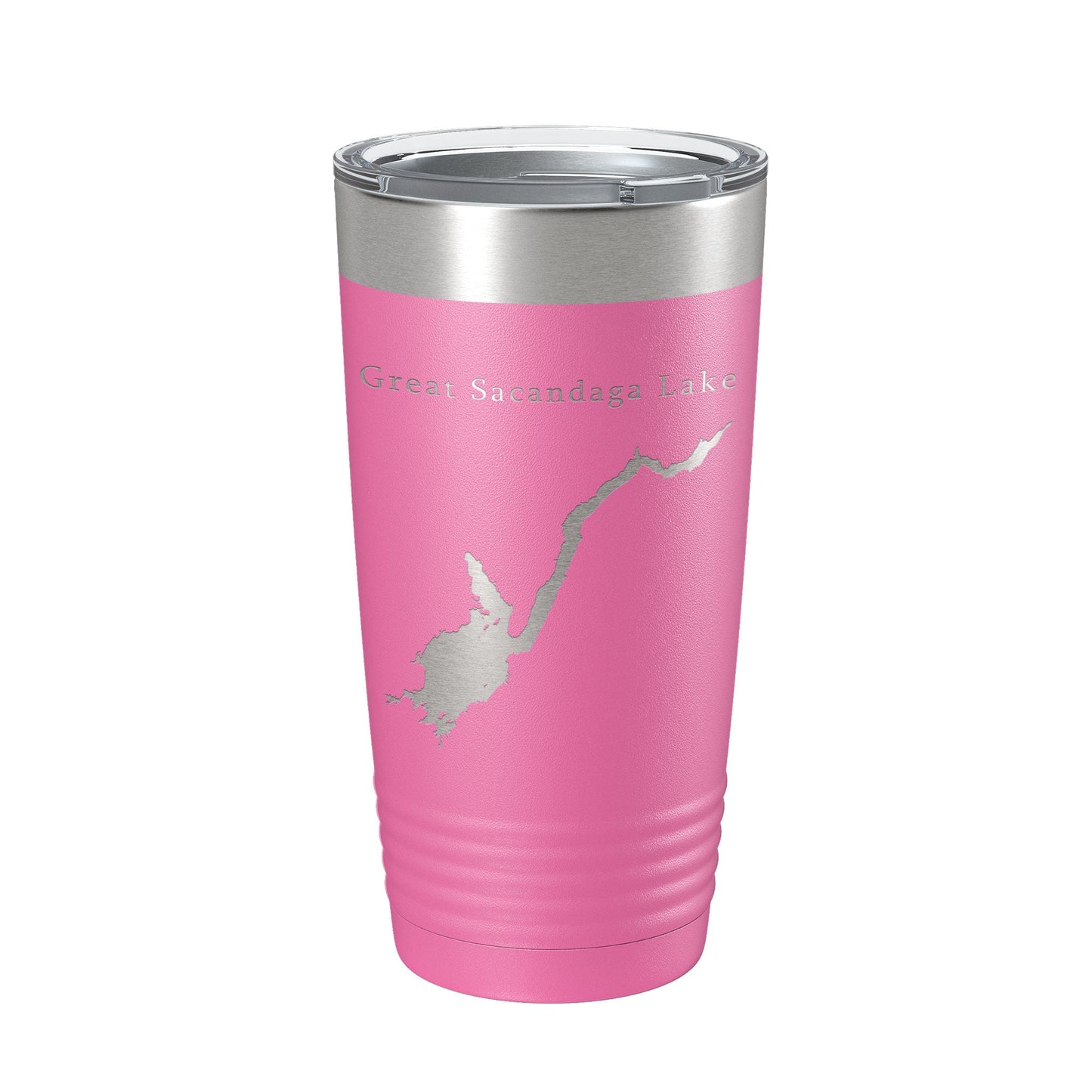 Great Sacandaga Lake Map Tumbler Travel Mug Insulated Laser Engraved Coffee Cup New York 20 oz-11