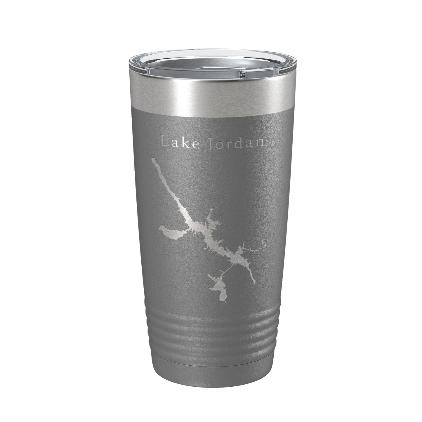 Lake Jordan Map Tumbler Travel Mug Insulated Laser Engraved Coffee Cup Alabama 20 oz-16