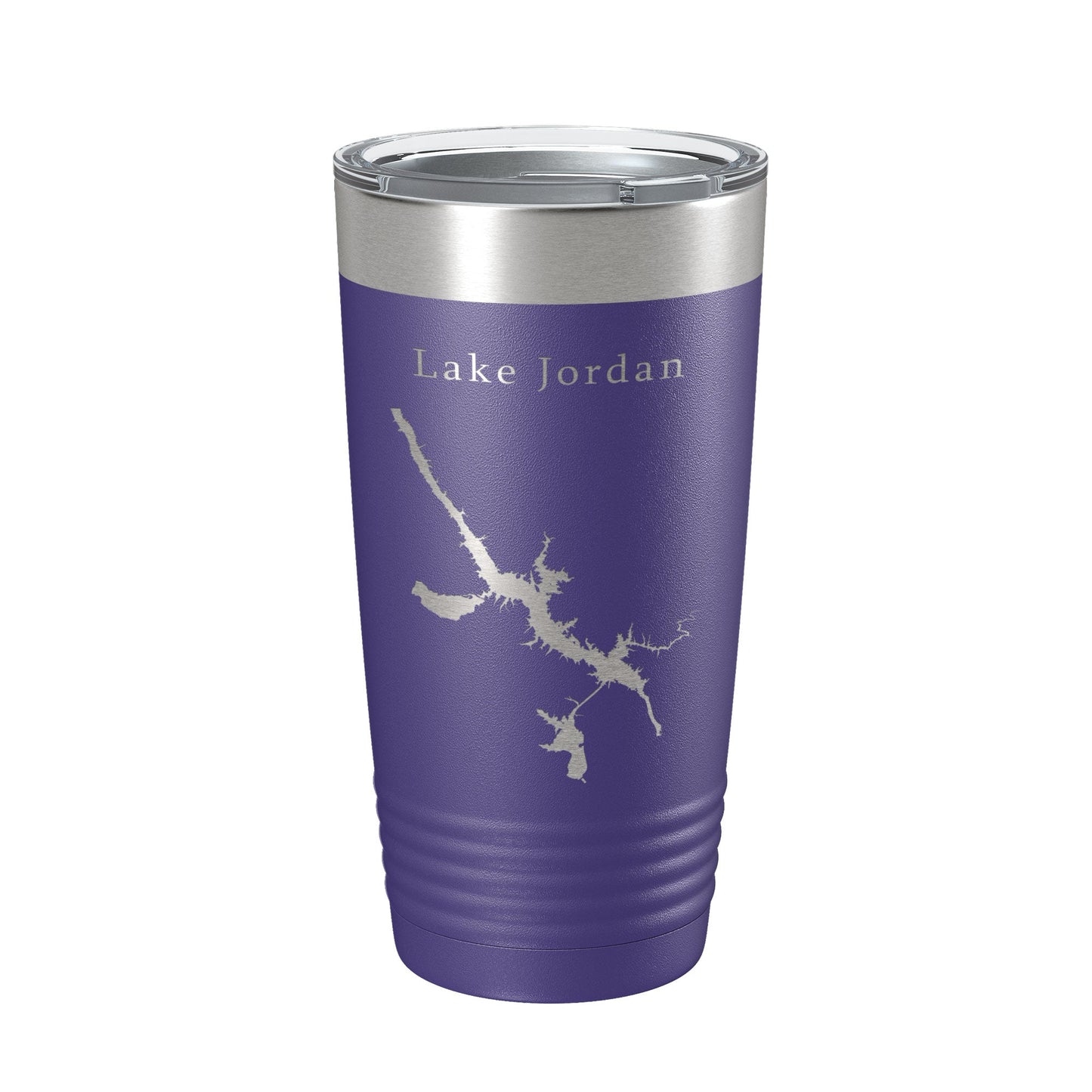 Lake Jordan Map Tumbler Travel Mug Insulated Laser Engraved Coffee Cup Alabama 20 oz-15
