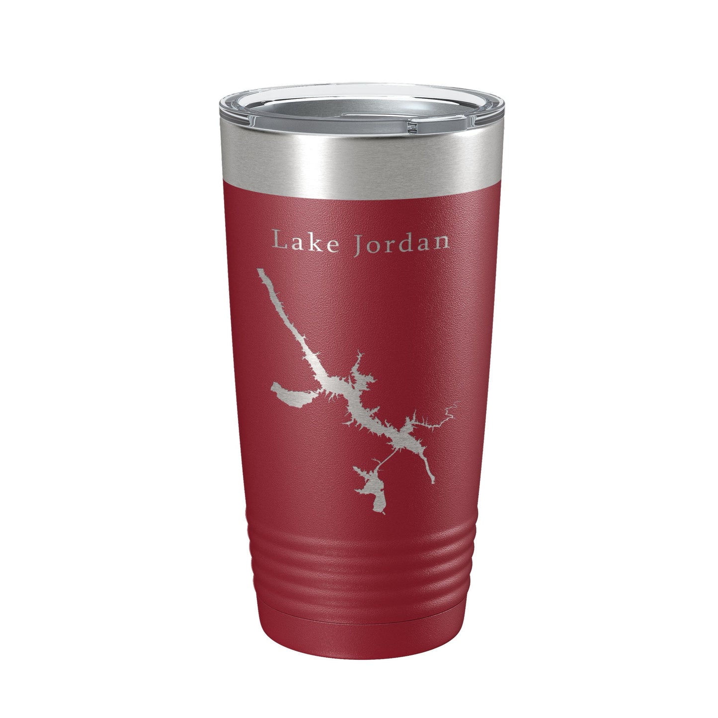 Lake Jordan Map Tumbler Travel Mug Insulated Laser Engraved Coffee Cup Alabama 20 oz-18