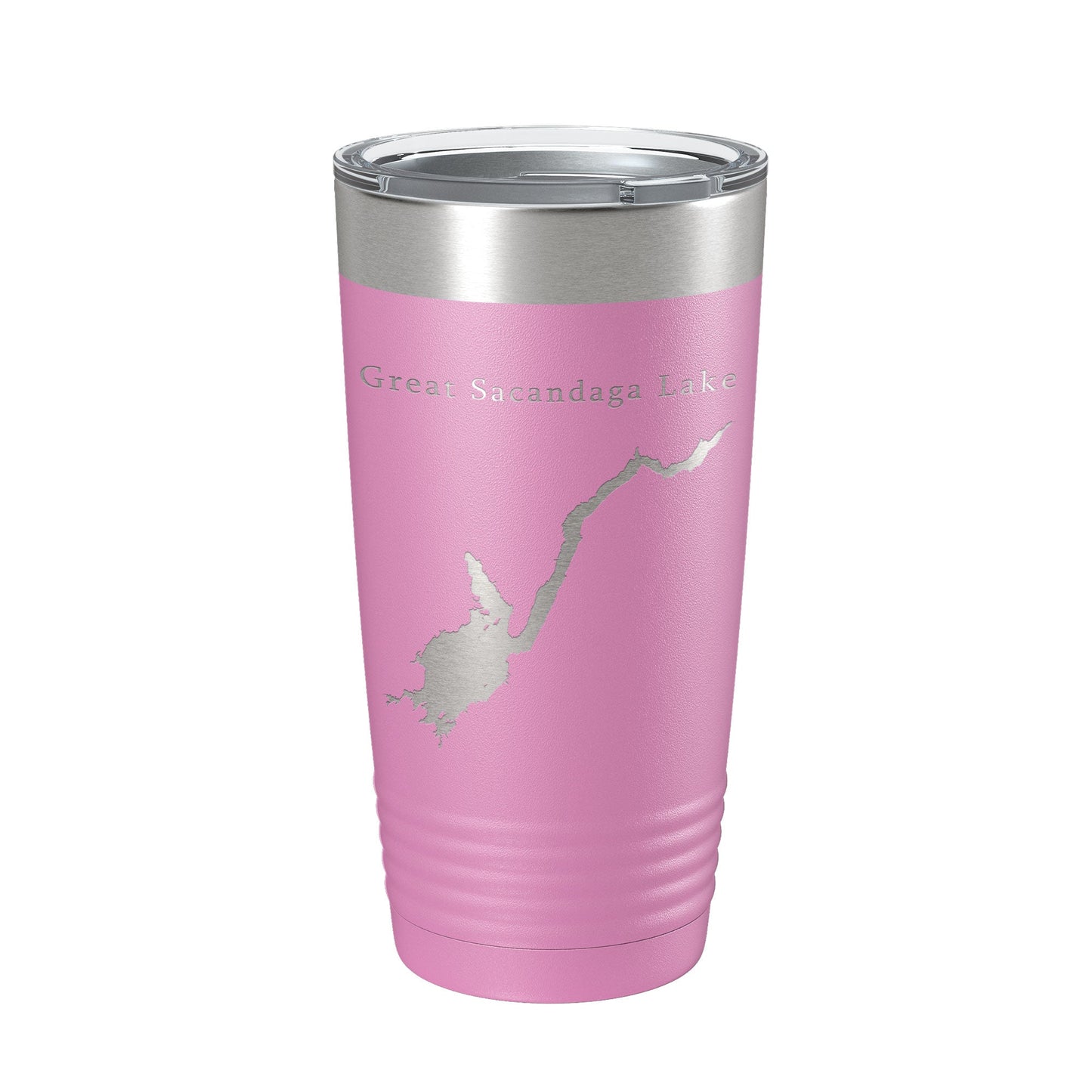 Great Sacandaga Lake Map Tumbler Travel Mug Insulated Laser Engraved Coffee Cup New York 20 oz-14