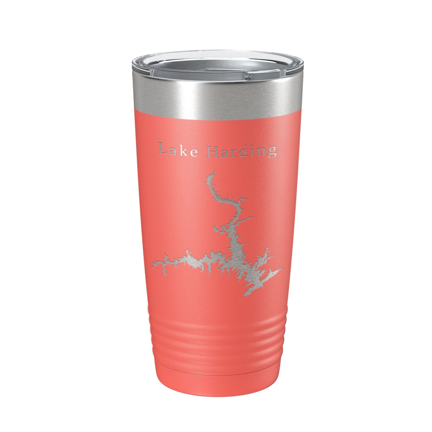 Lake Harding Map Tumbler Travel Mug Insulated Laser Engraved Coffee Cup Alabama Georgia 20 oz-20