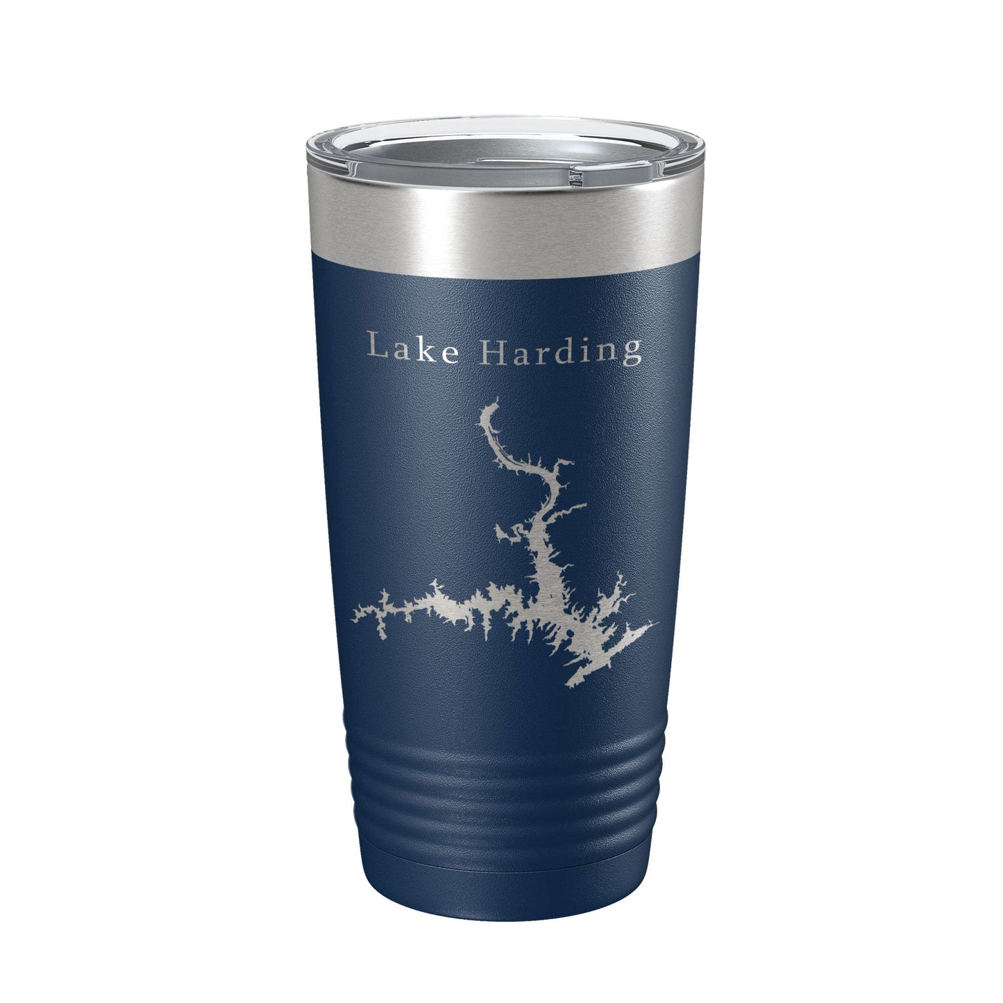 Lake Harding Map Tumbler Travel Mug Insulated Laser Engraved Coffee Cup Alabama Georgia 20 oz-2