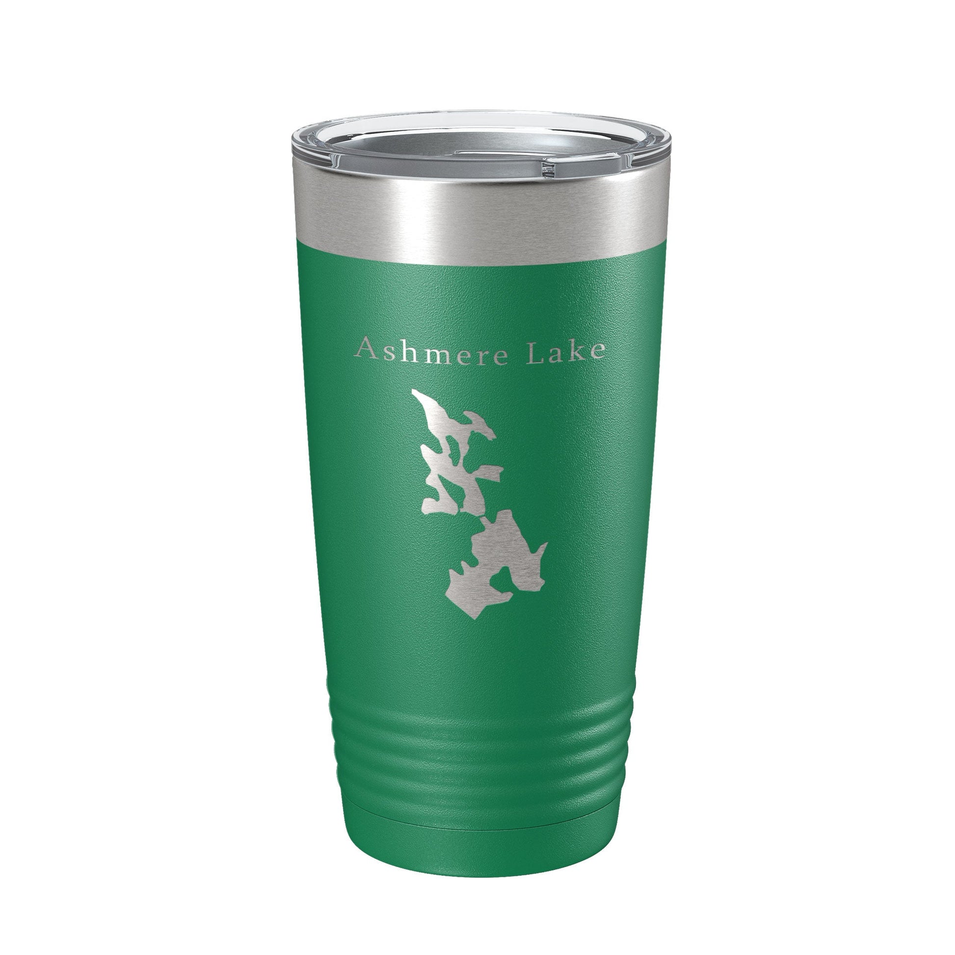 Ashmere Lake Map Tumbler Travel Mug Insulated Laser Engraved Coffee Cup Massachusetts 20 oz-9