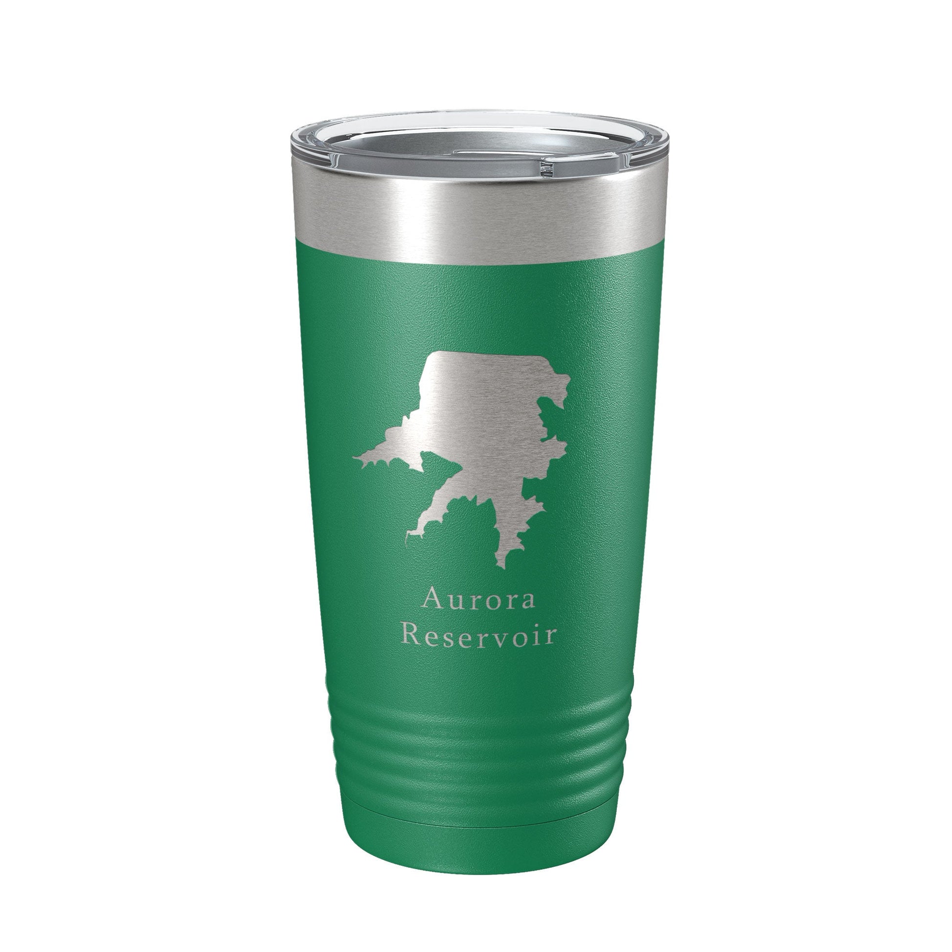 Aurora Reservoir Tumbler Lake Map Travel Mug Insulated Laser Engraved Coffee Cup Colorado 20 oz-9