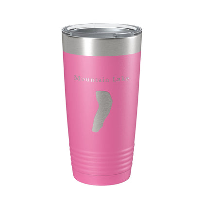 Mountain Lake Map Tumbler Travel Mug Insulated Laser Engraved Coffee Cup Virginia 20 oz-11