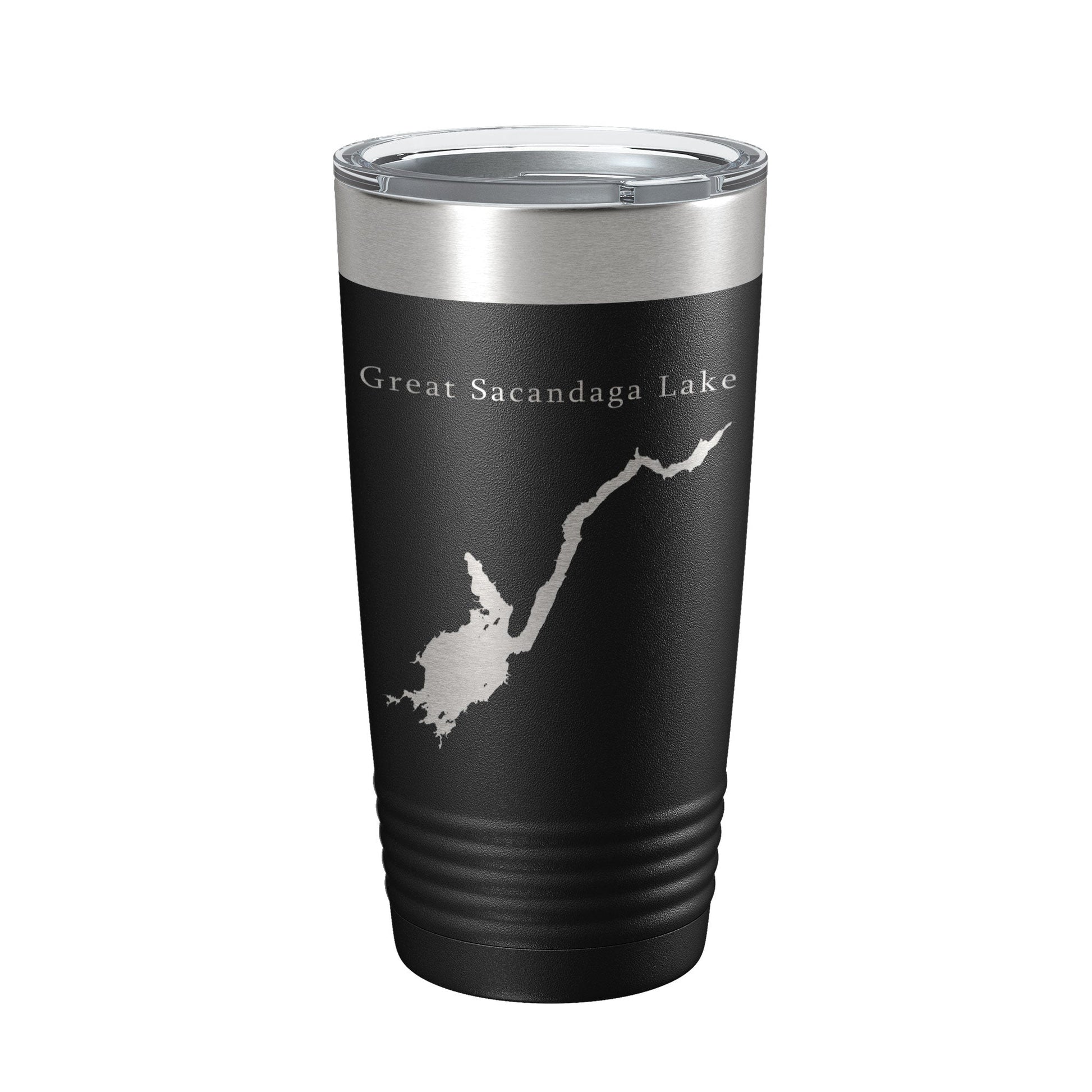 Great Sacandaga Lake Map Tumbler Travel Mug Insulated Laser Engraved Coffee Cup New York 20 oz-5