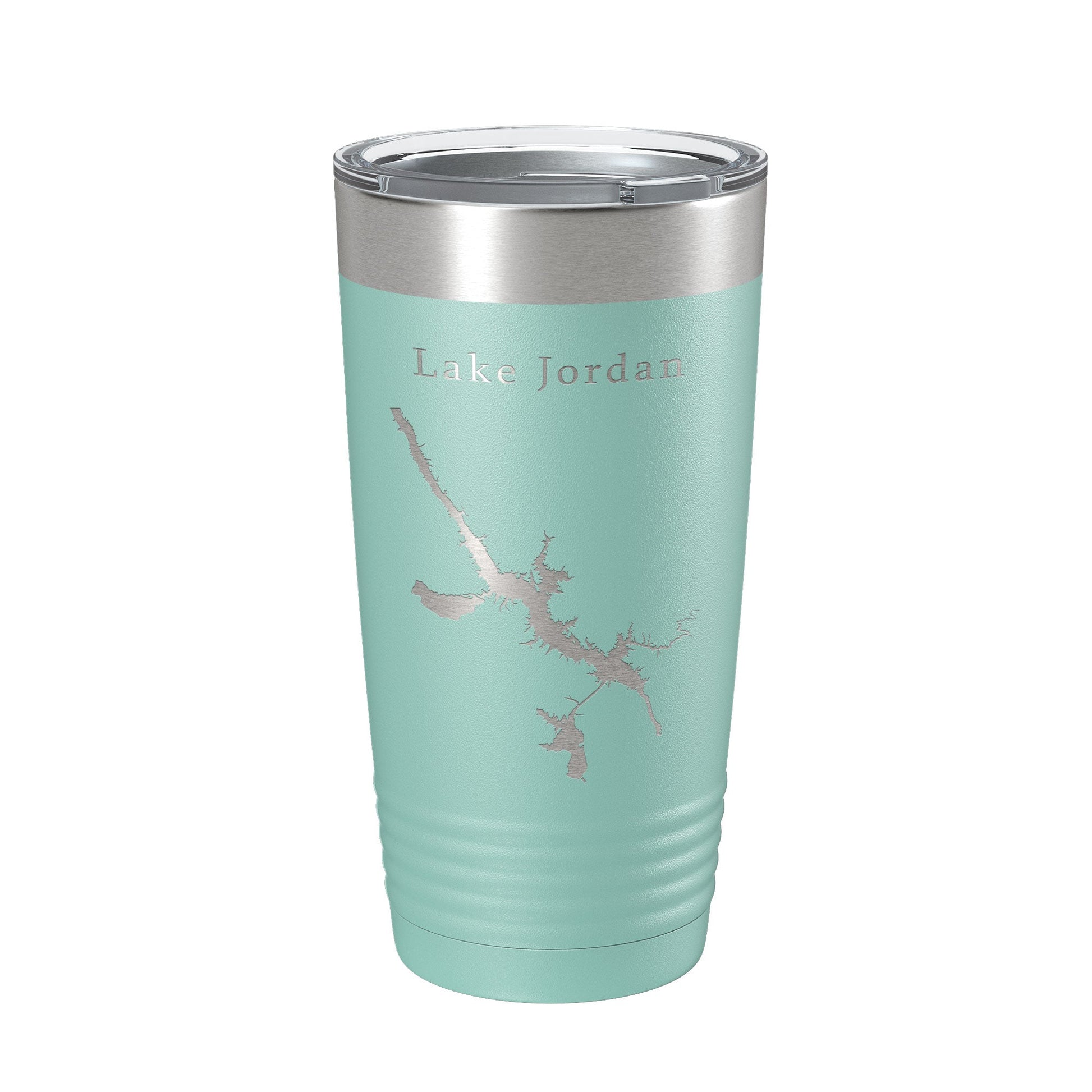 Lake Jordan Map Tumbler Travel Mug Insulated Laser Engraved Coffee Cup Alabama 20 oz-12