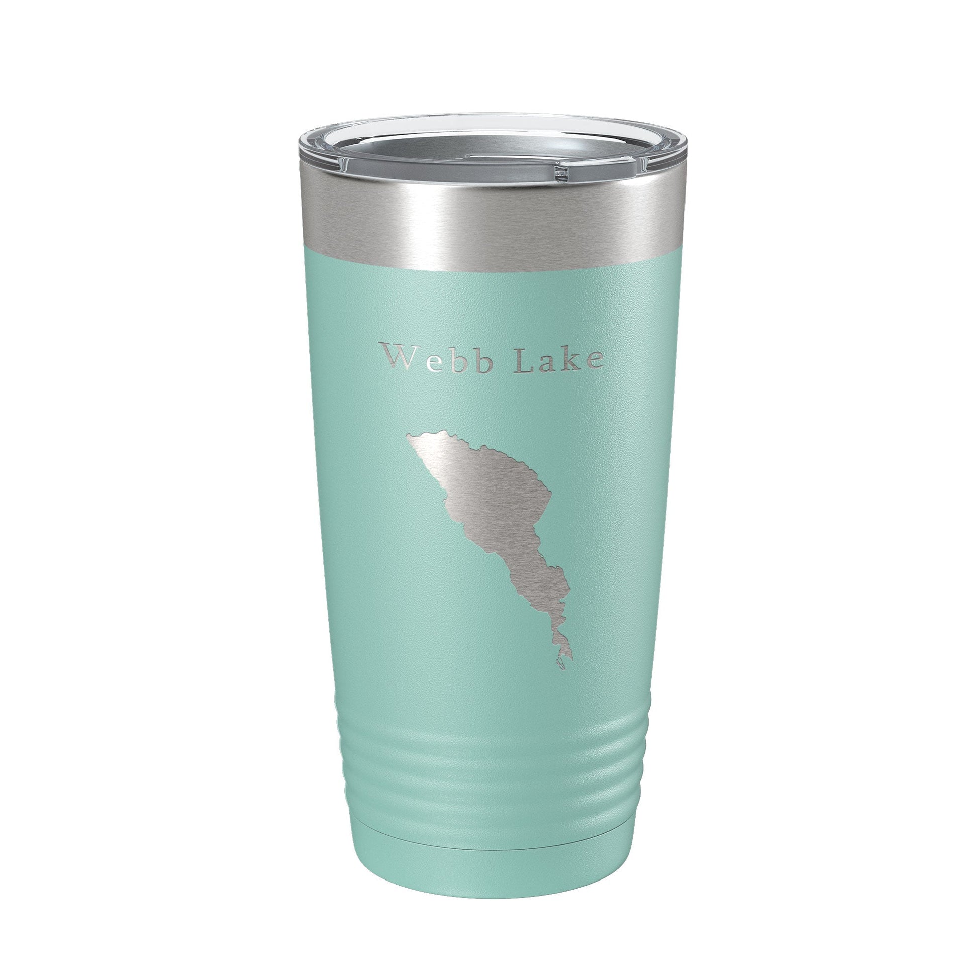 Webb Lake Map Tumbler Travel Mug Insulated Laser Engraved Coffee Cup Maine 20 oz-12