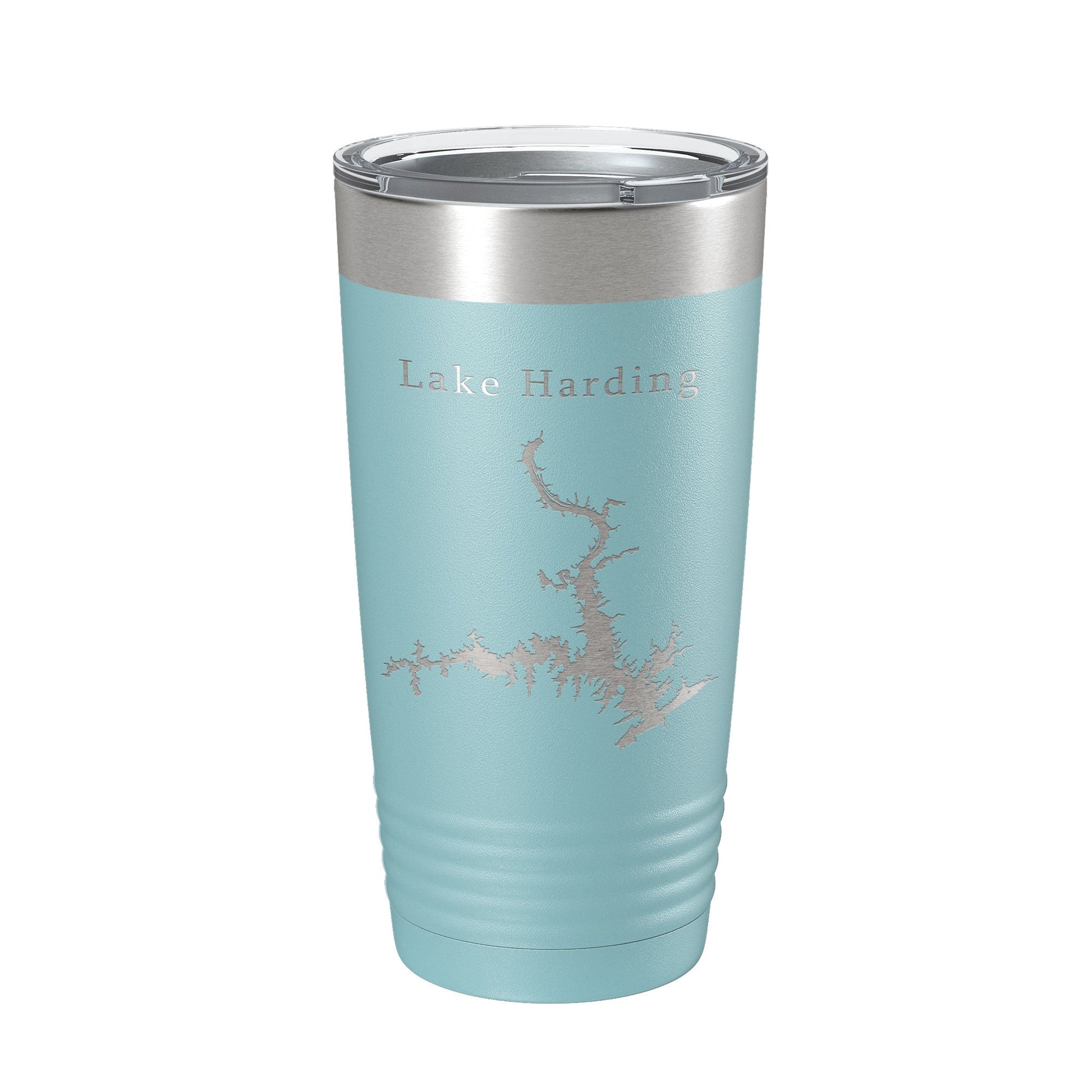 Lake Harding Map Tumbler Travel Mug Insulated Laser Engraved Coffee Cup Alabama Georgia 20 oz-13