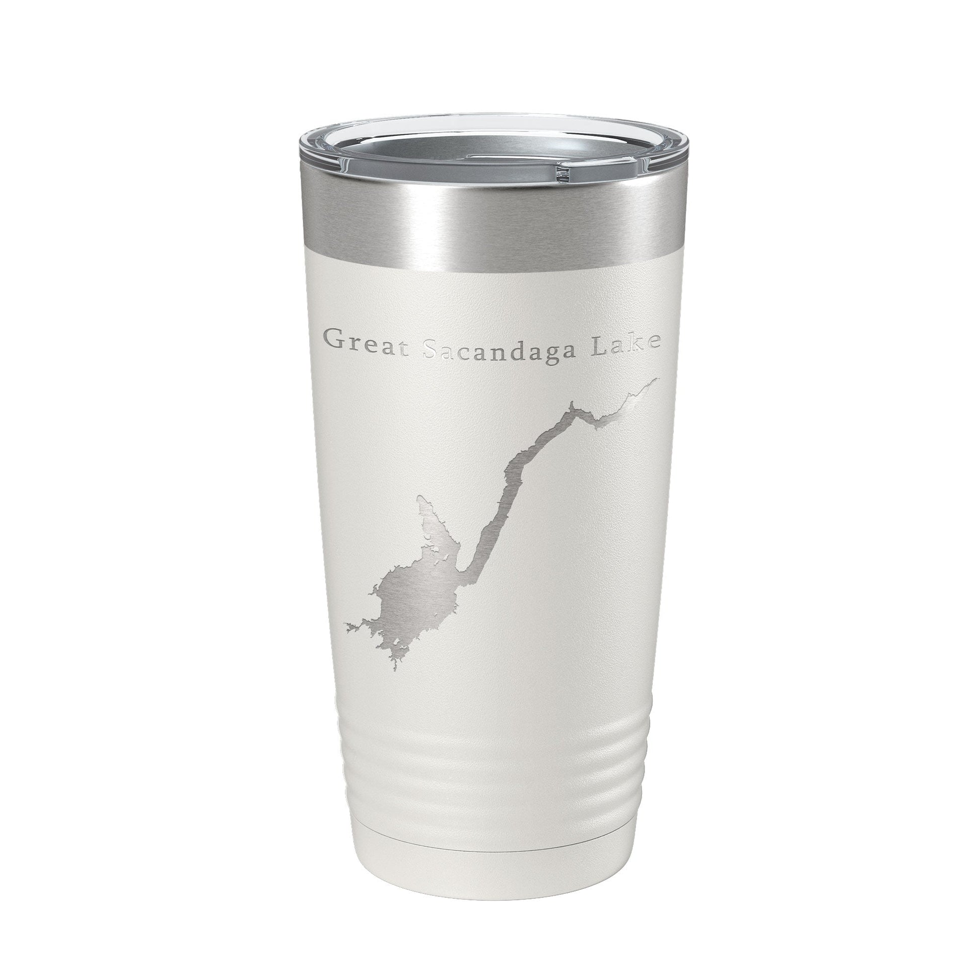 Great Sacandaga Lake Map Tumbler Travel Mug Insulated Laser Engraved Coffee Cup New York 20 oz-7