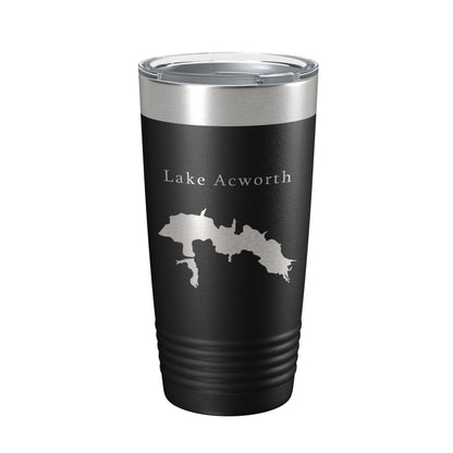 Lake Acworth Map Tumbler Travel Mug Insulated Laser Engraved Coffee Cup Georgia 20 oz-5