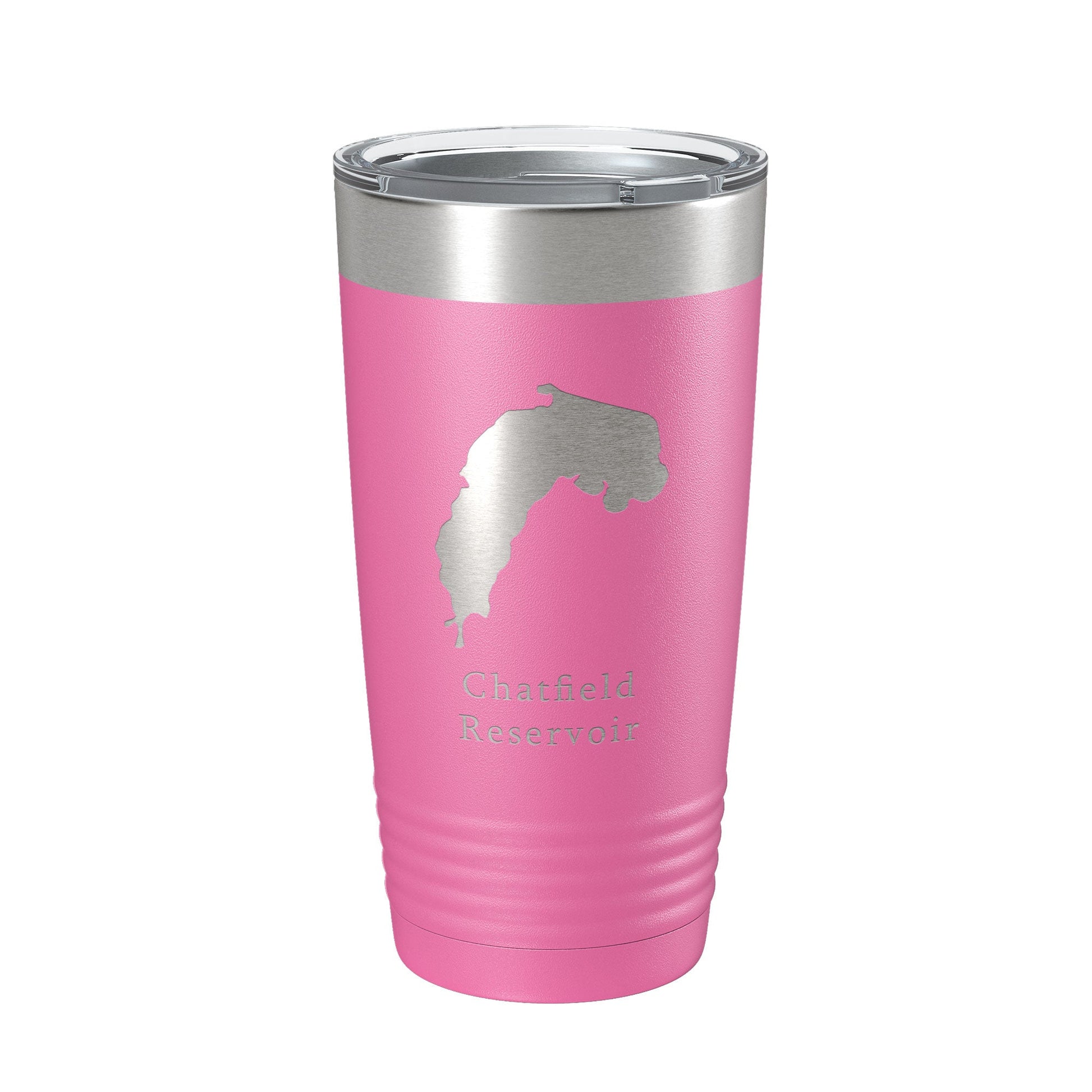 Chatfield Reservoir Tumbler Lake Map Travel Mug Insulated Laser Engraved Coffee Cup Colorado 20 oz-11