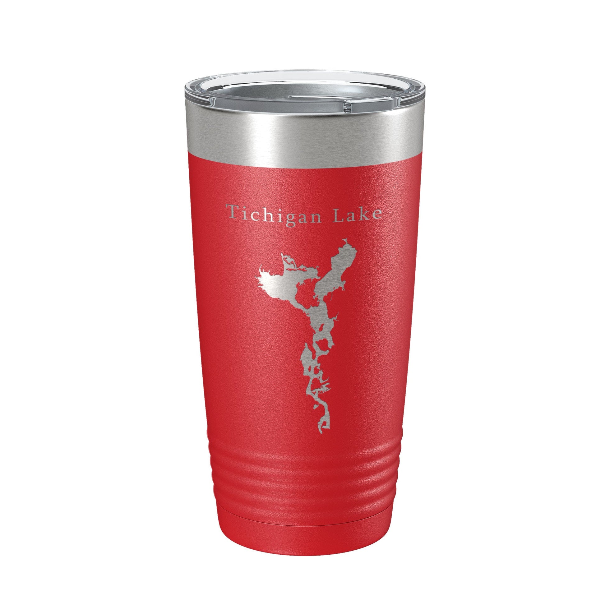 Tichigan Lake Map Tumbler Travel Mug Insulated Laser Engraved Coffee Cup Wisconsin 20 oz-10