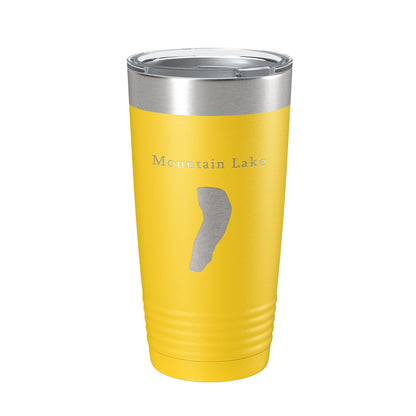 Mountain Lake Map Tumbler Travel Mug Insulated Laser Engraved Coffee Cup Virginia 20 oz-19