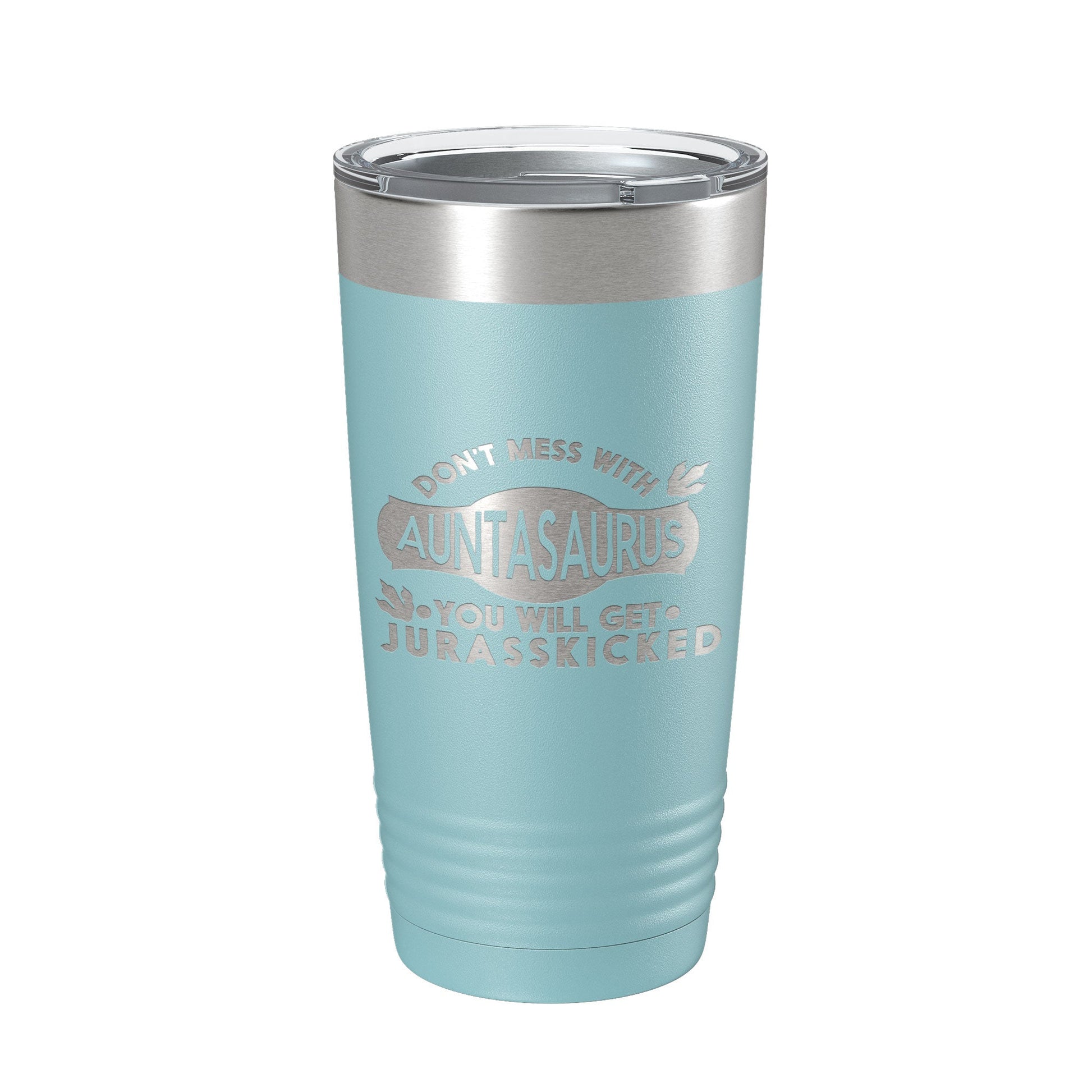Auntasaurus Tumbler Funny Aunt Gift Travel Mug Jurassic Insulated Laser Engraved Coffee Cup Dinosaur 20 oz-13