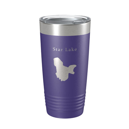 Star Lake Map Tumbler Travel Mug Insulated Laser Engraved Coffee Cup Putnam County Florida 20 oz-15