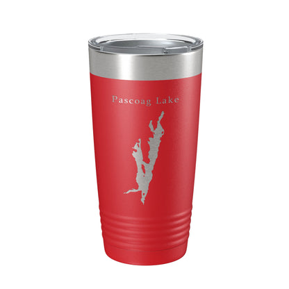 Pascoag Lake Map Tumbler Travel Mug Insulated Laser Engraved Coffee Cup Rhode Island 20 oz-10