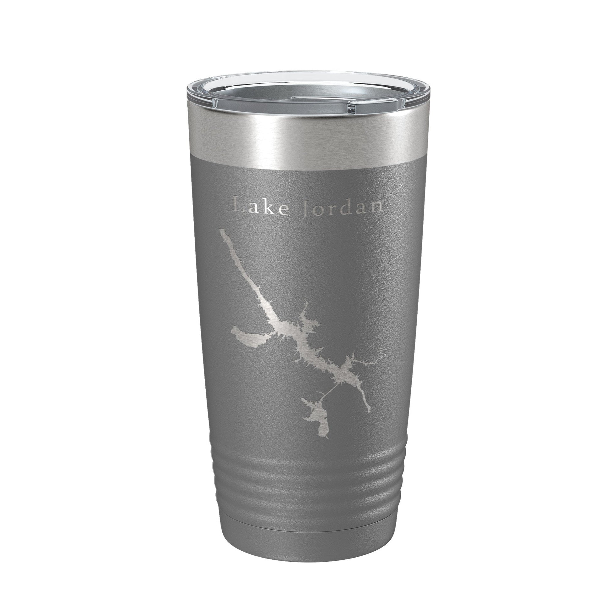 Lake Jordan Map Tumbler Travel Mug Insulated Laser Engraved Coffee Cup Alabama 20 oz-16