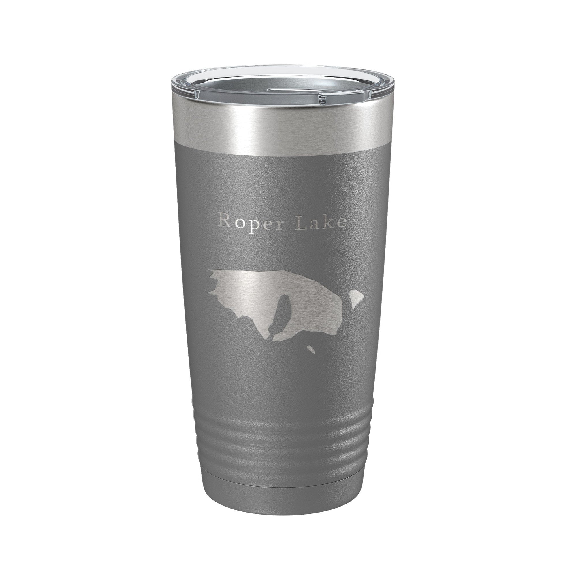 Roper Lake Map Tumbler Travel Mug Insulated Laser Engraved Coffee Cup Arizona 20 oz-16