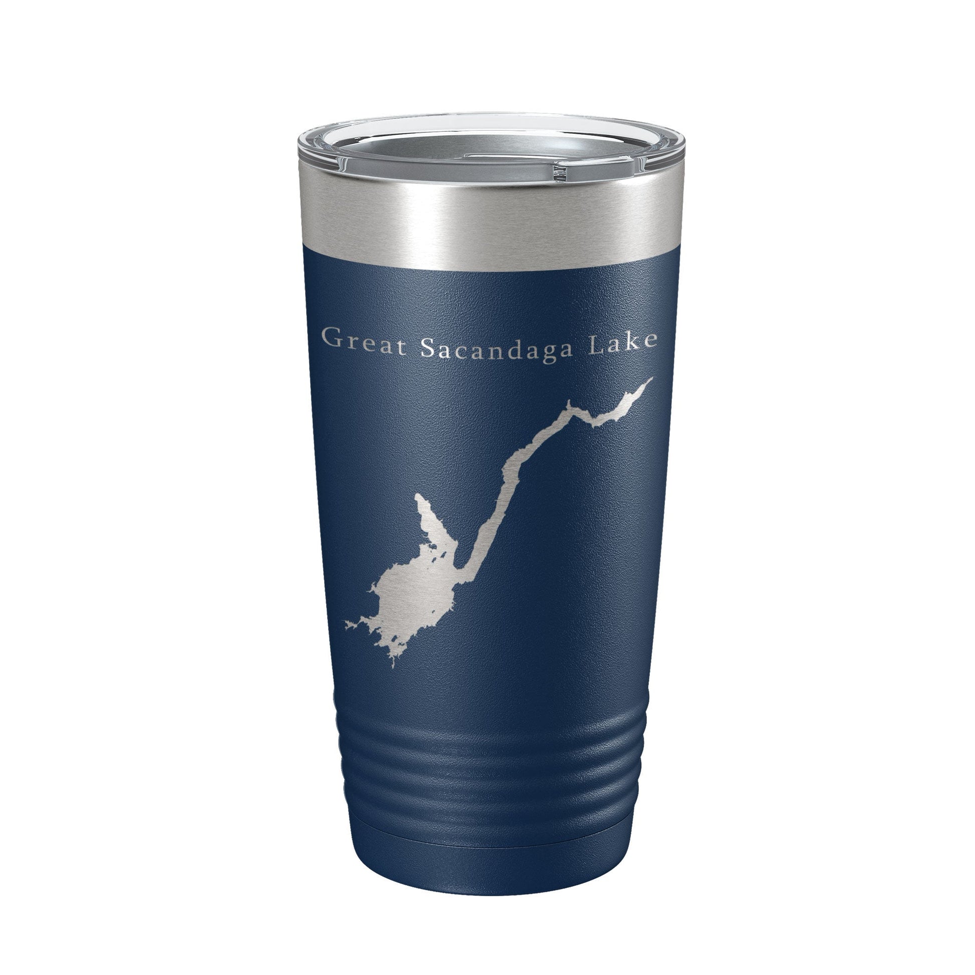 Great Sacandaga Lake Map Tumbler Travel Mug Insulated Laser Engraved Coffee Cup New York 20 oz-8