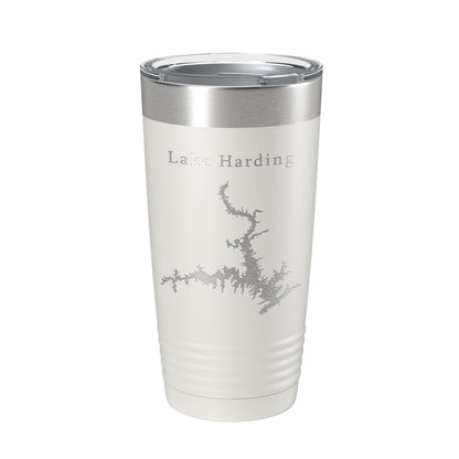 Lake Harding Map Tumbler Travel Mug Insulated Laser Engraved Coffee Cup Alabama Georgia 20 oz-7