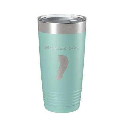 Mountain Lake Map Tumbler Travel Mug Insulated Laser Engraved Coffee Cup Virginia 20 oz-12