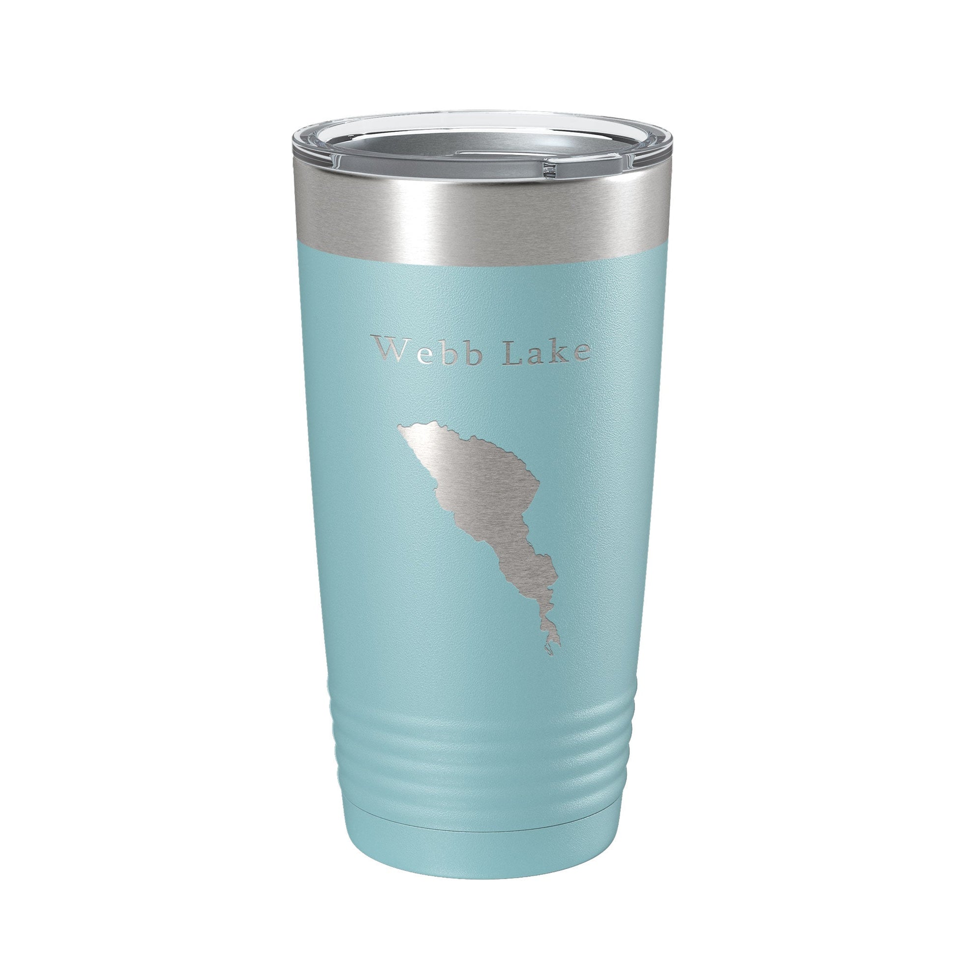 Webb Lake Map Tumbler Travel Mug Insulated Laser Engraved Coffee Cup Maine 20 oz-13