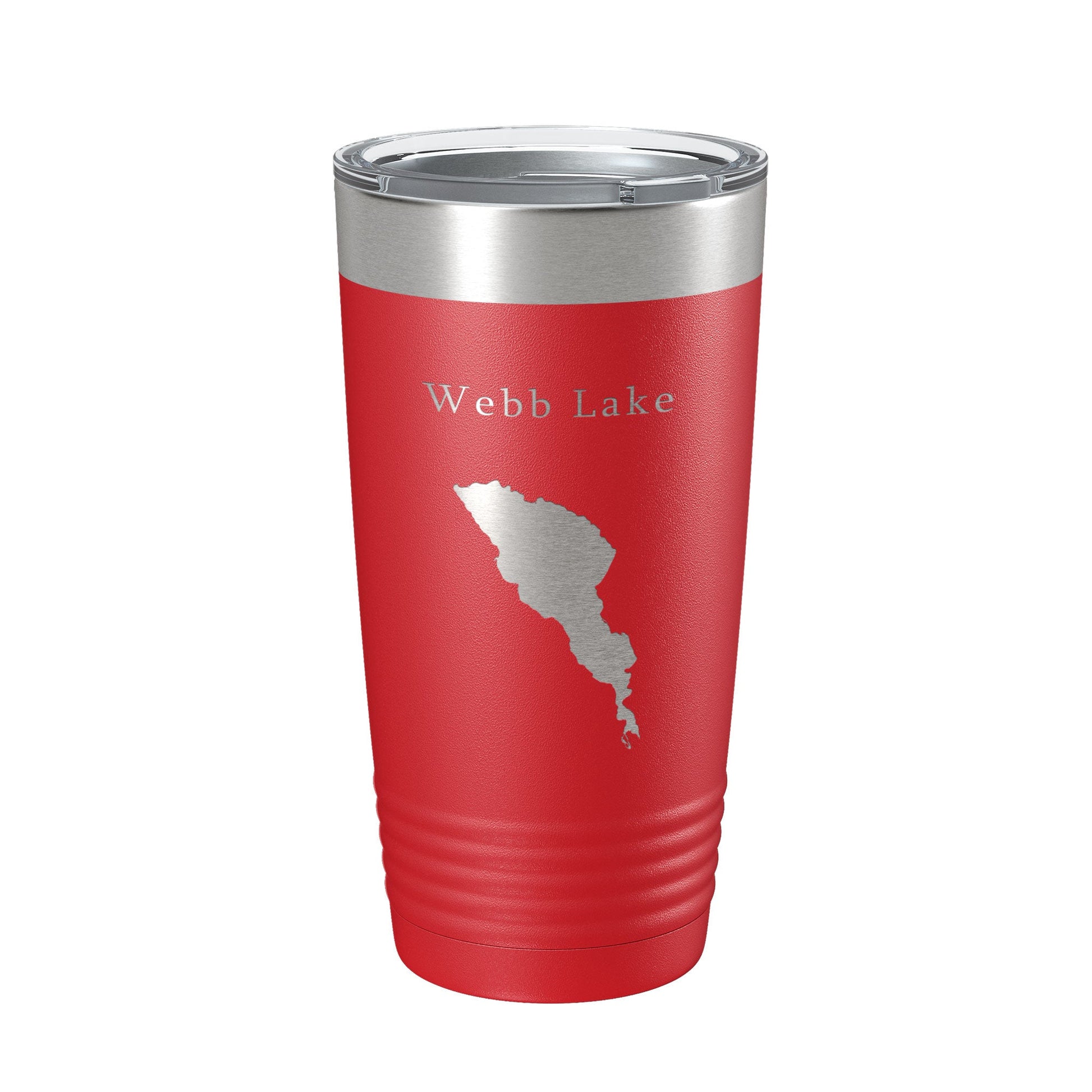 Webb Lake Map Tumbler Travel Mug Insulated Laser Engraved Coffee Cup Maine 20 oz-10