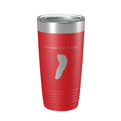 Mountain Lake Map Tumbler Travel Mug Insulated Laser Engraved Coffee Cup Virginia 20 oz-10