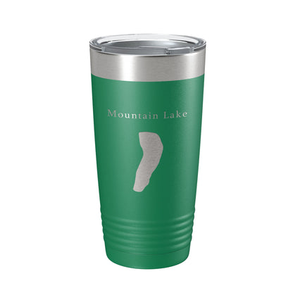 Mountain Lake Map Tumbler Travel Mug Insulated Laser Engraved Coffee Cup Virginia 20 oz-9