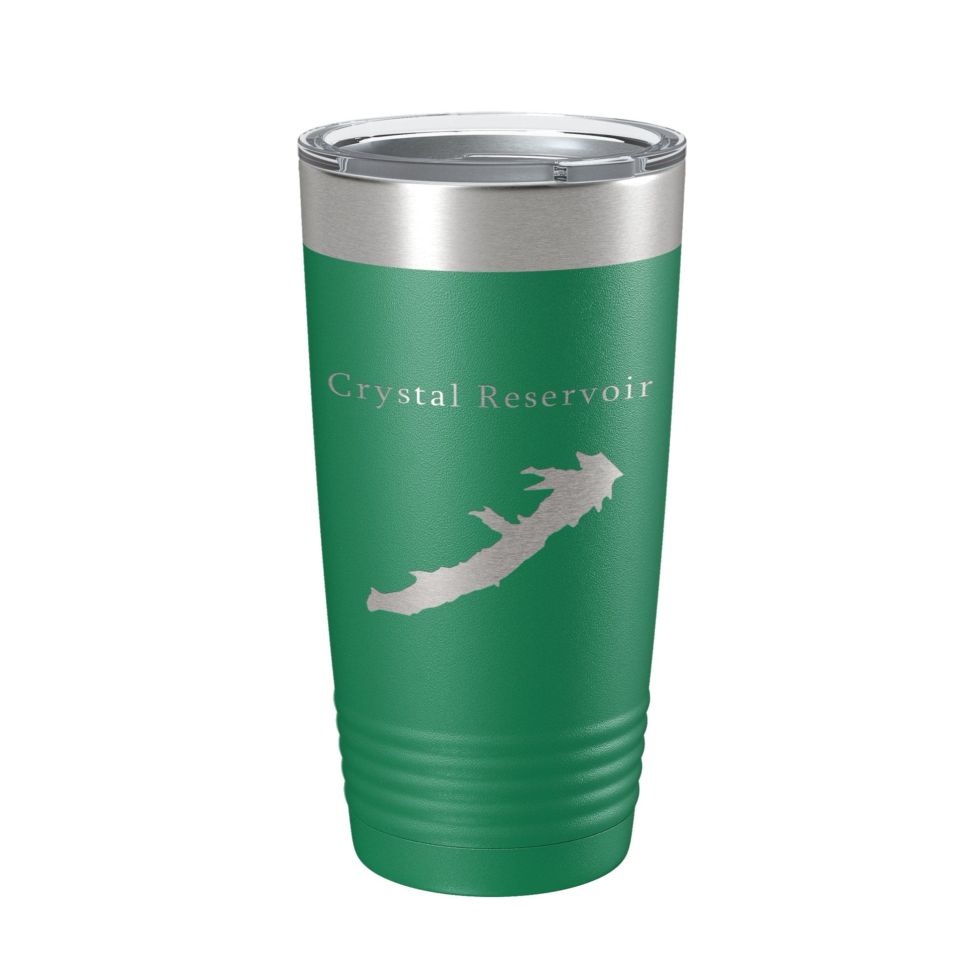 Crystal Reservoir Tumbler Lake Map Travel Mug Insulated Laser Engraved Coffee Cup Colorado 20 oz-9