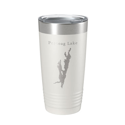 Pascoag Lake Map Tumbler Travel Mug Insulated Laser Engraved Coffee Cup Rhode Island 20 oz-7