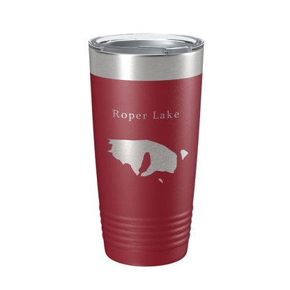 Roper Lake Map Tumbler Travel Mug Insulated Laser Engraved Coffee Cup Arizona 20 oz-18