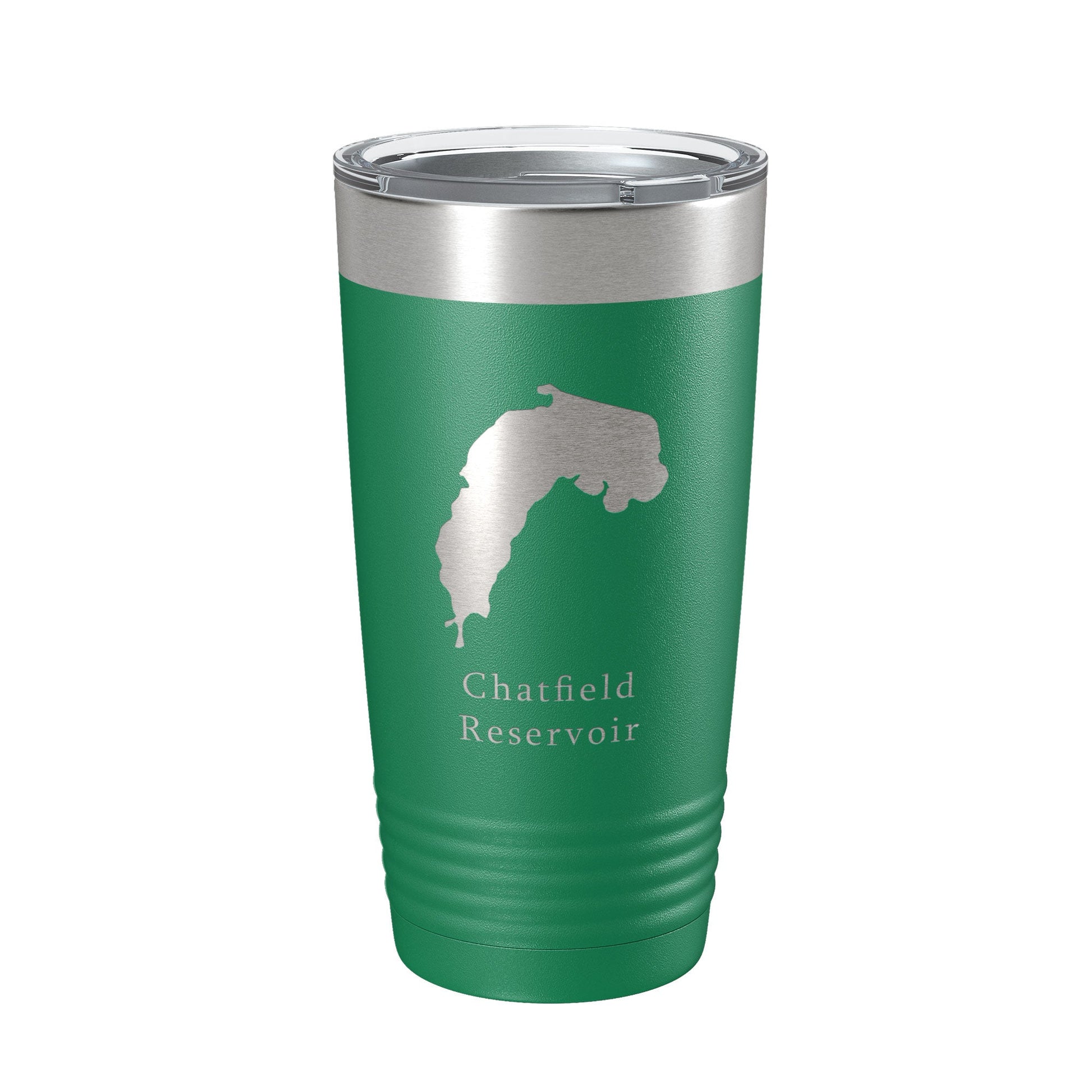 Chatfield Reservoir Tumbler Lake Map Travel Mug Insulated Laser Engraved Coffee Cup Colorado 20 oz-9