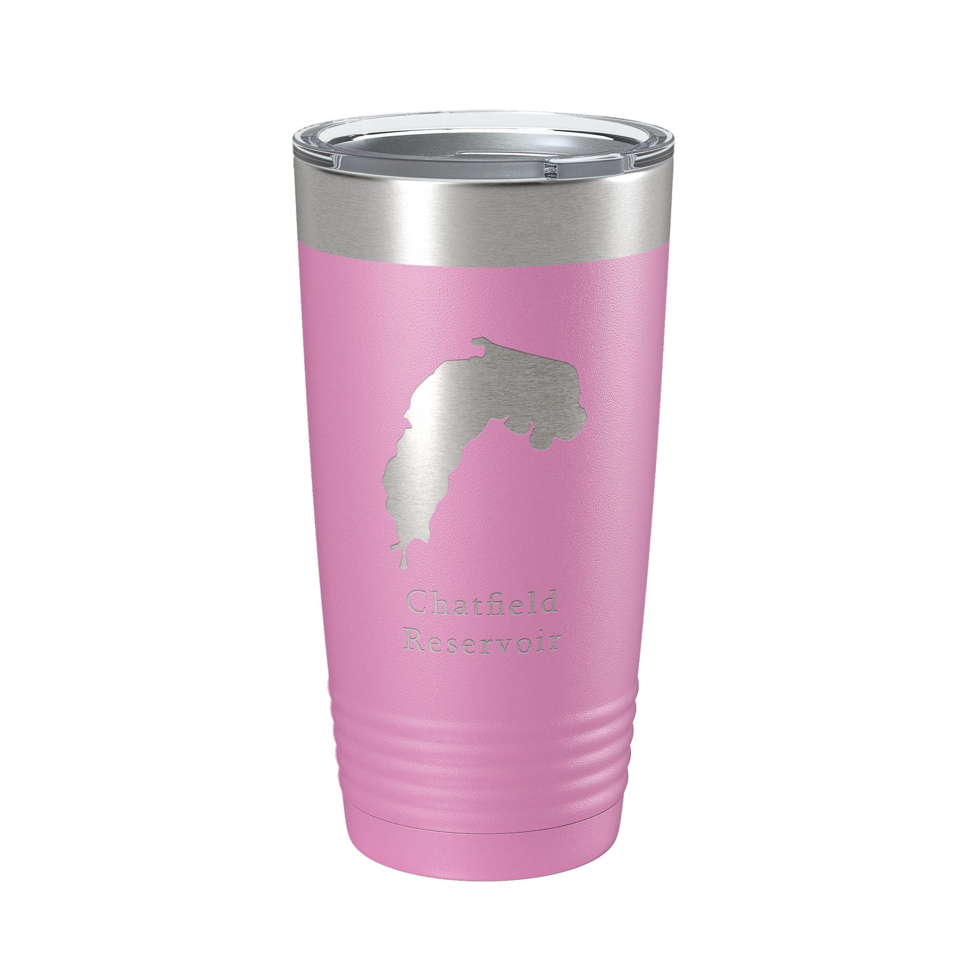 Chatfield Reservoir Tumbler Lake Map Travel Mug Insulated Laser Engraved Coffee Cup Colorado 20 oz-14
