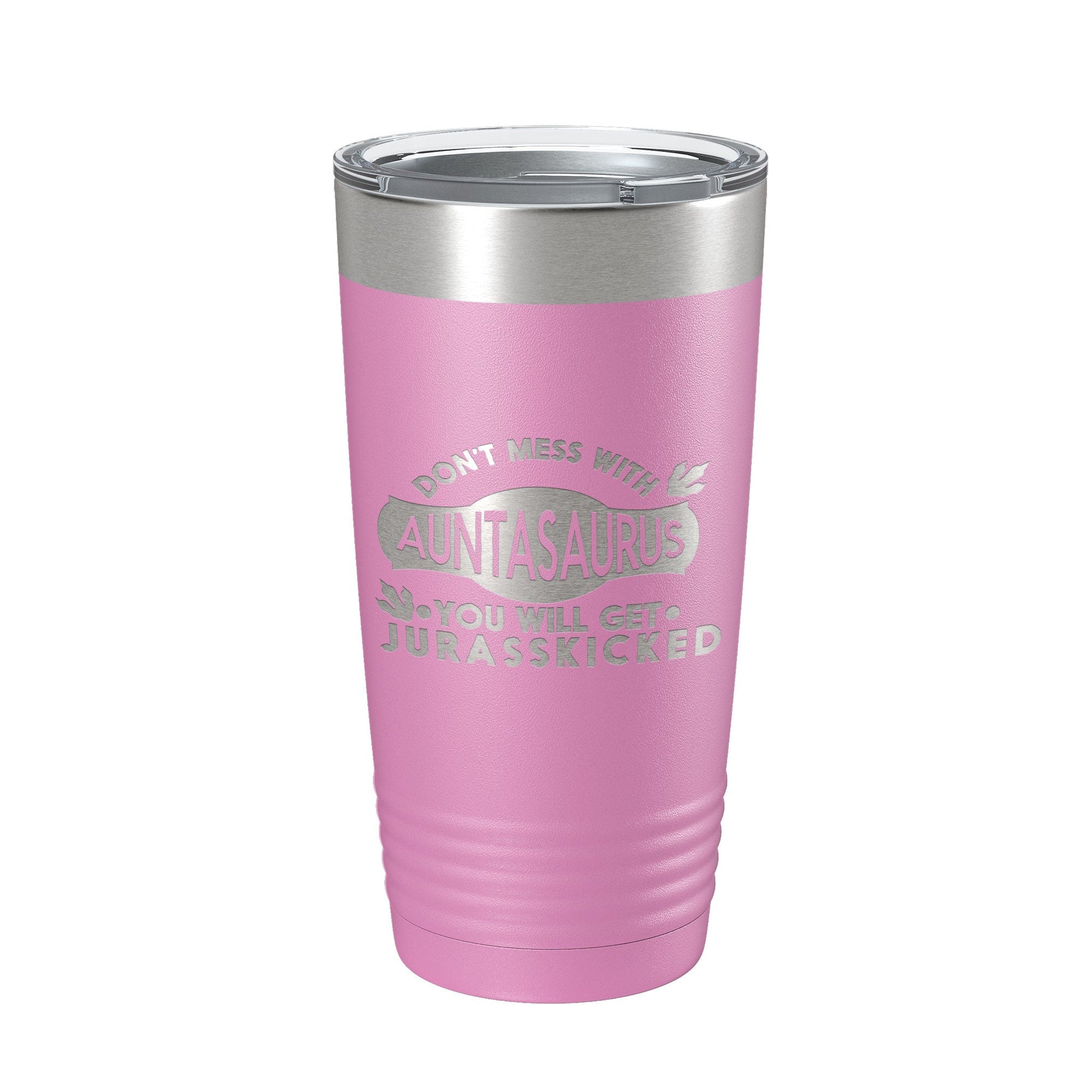 Auntasaurus Tumbler Funny Aunt Gift Travel Mug Jurassic Insulated Laser Engraved Coffee Cup Dinosaur 20 oz-14