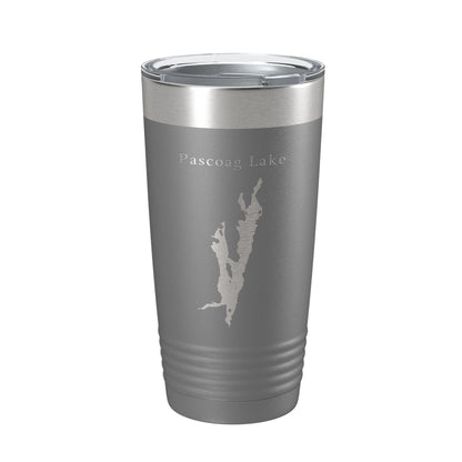 Pascoag Lake Map Tumbler Travel Mug Insulated Laser Engraved Coffee Cup Rhode Island 20 oz-16
