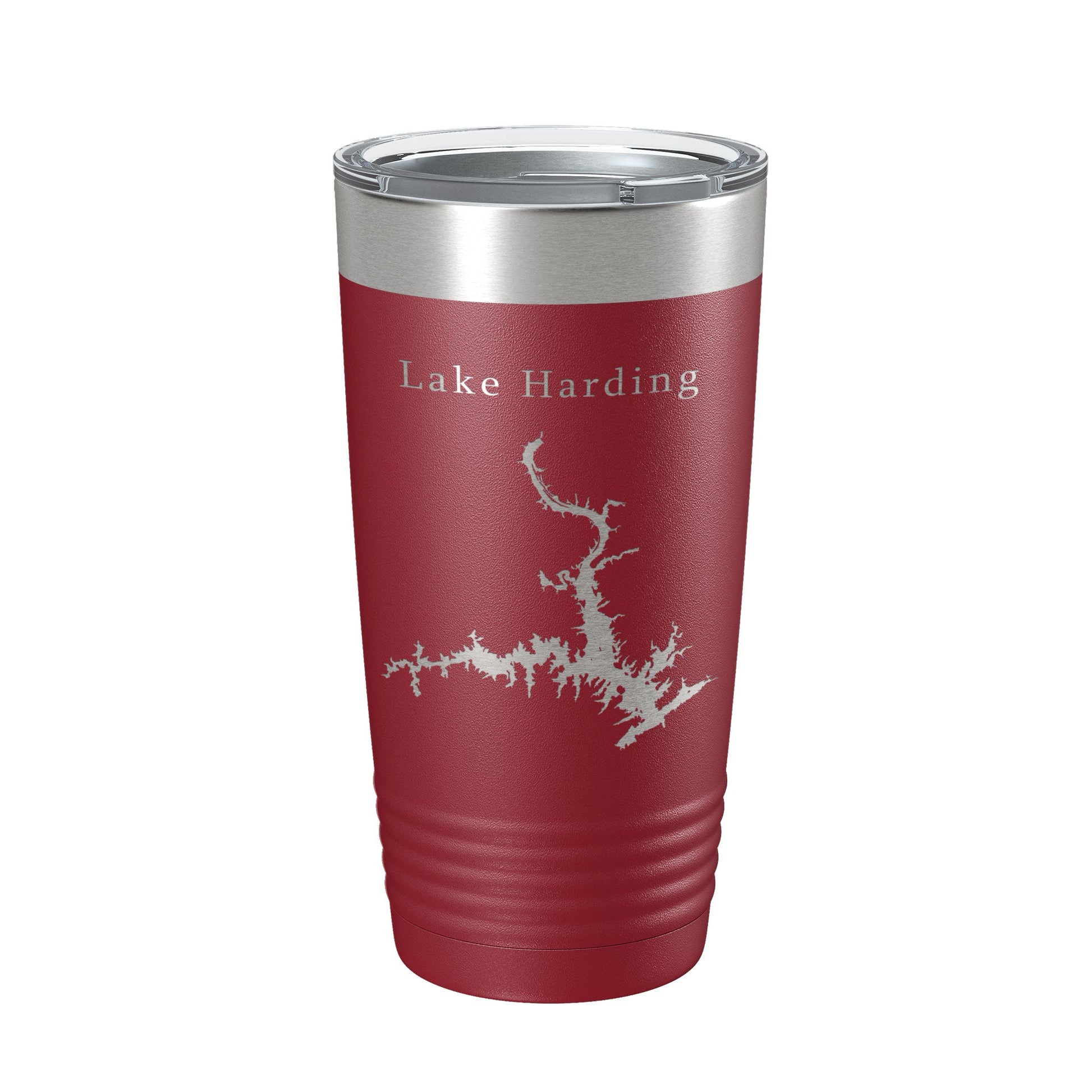 Lake Harding Map Tumbler Travel Mug Insulated Laser Engraved Coffee Cup Alabama Georgia 20 oz-18
