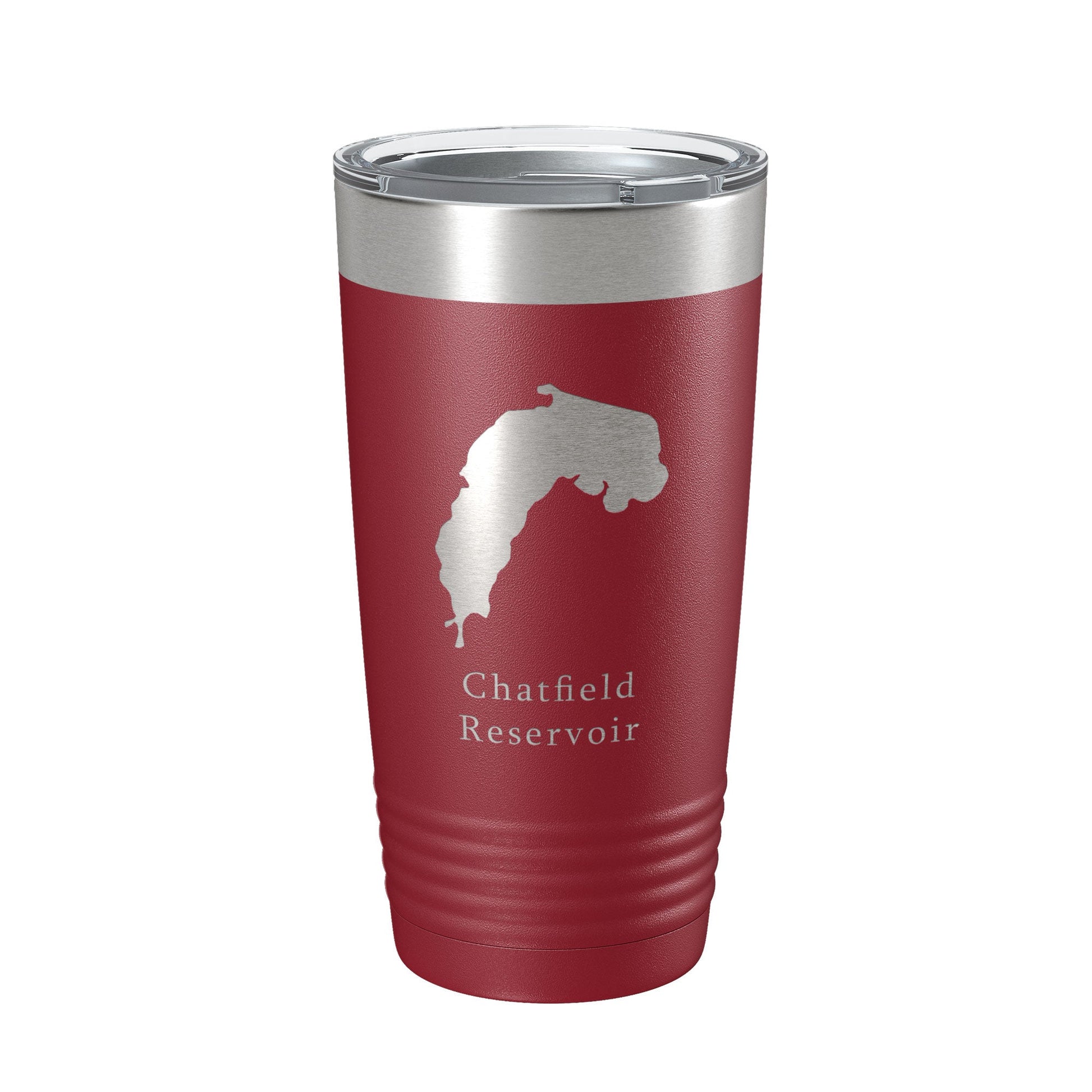 Chatfield Reservoir Tumbler Lake Map Travel Mug Insulated Laser Engraved Coffee Cup Colorado 20 oz-18